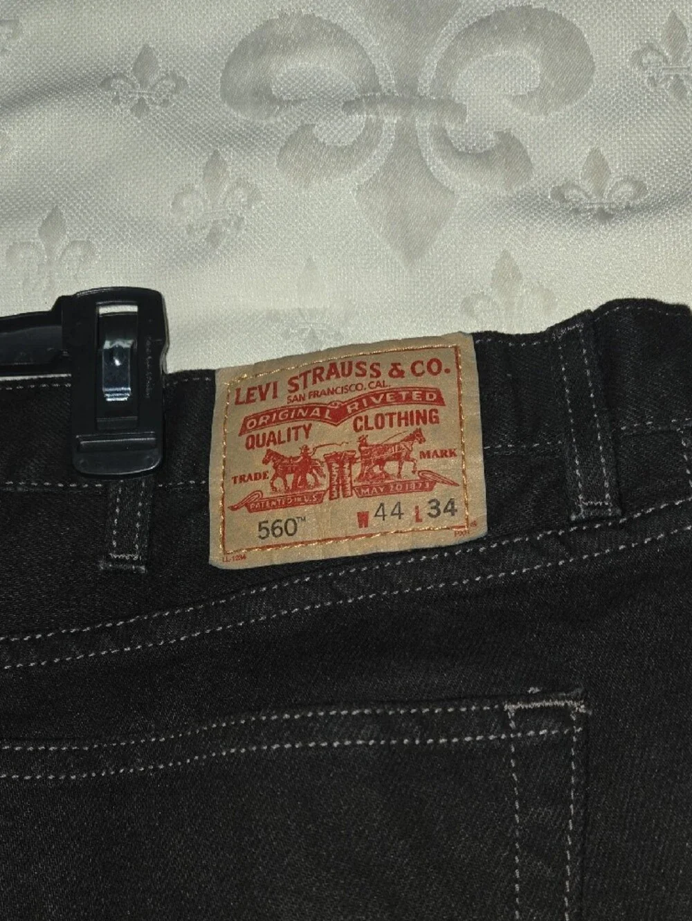 Levi's Black Cotton Men’s Pants